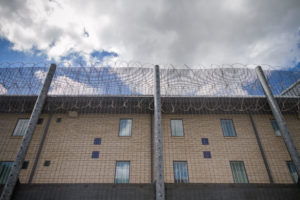 Harmondsworth Immigration Removal Centre in Middlesex UK