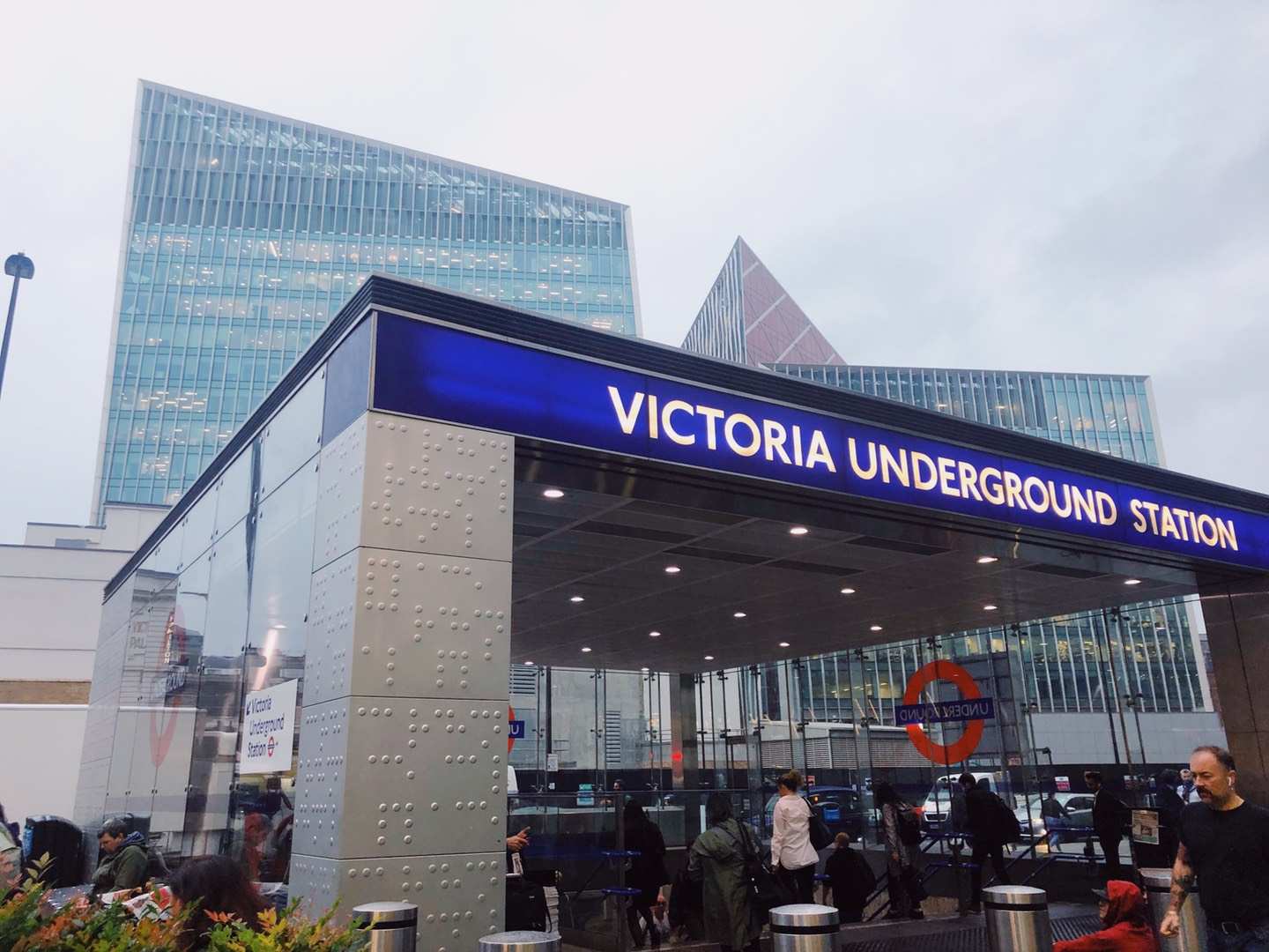 An image of Victoria Underground station in central London
